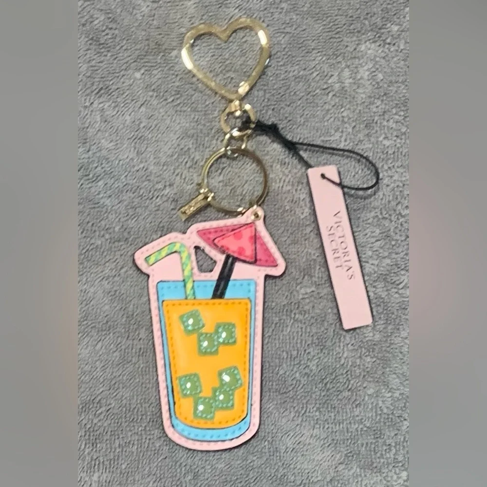 NWT Victoria’s Secret Tropical Drink Keychain